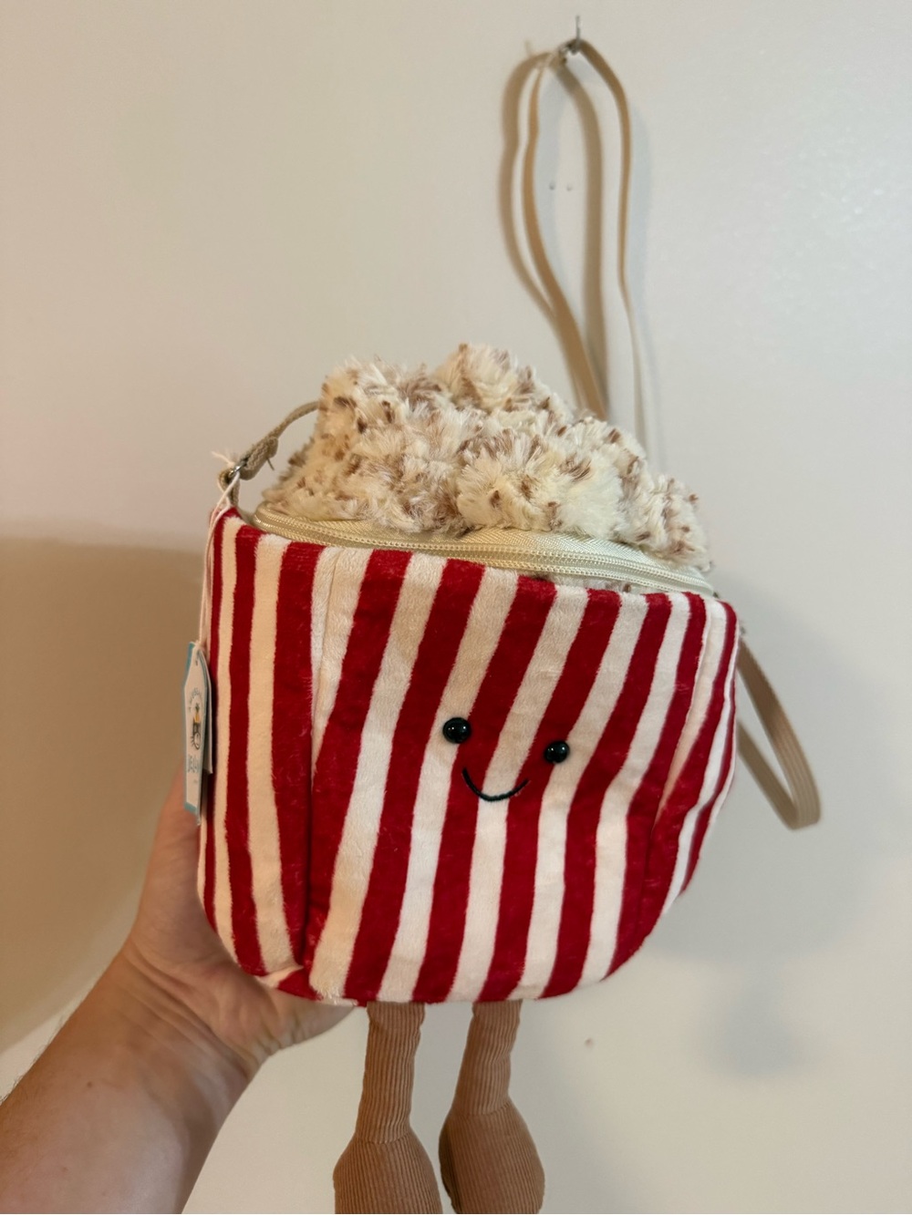 Jellycat  Plush Popcorn Crossbody Bag – NEW - Picture 2 of 4